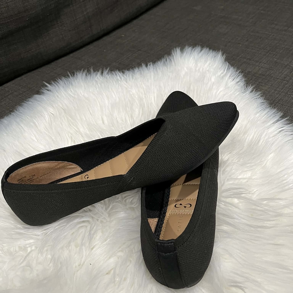 Kelly & Katie Black Flats New Whithout Label - Picture 5 of 8